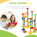 Maze Ball Domino Railway Playset Toy 163 Pcs For Kids New Building Construction Plastic 3d Mazeball Domino Blocks Game For Teenagers Educational DIY Intelligent Creativity & Fun Block Toy Figures Game Both Indoor & Outdoor For Kids, Teenagers, & Children. 