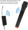 HD Wireless Handy Microphone with Receiver Compatible with DSLR, PC, Mobile for Audio Recording. 