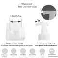2 Pack Foaming Soap Dispenser 15Oz Refillable Foam Liquid Hand Soap Empty Plastic Pump Bottle Container - Clear 450Ml. 