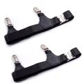 2Pcs/Set Socks Garters Belt Suspenders Adjustable Non-slip Clips For Men Women. 