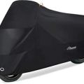 Motor Bike Cover All Sizes Bike Parking Top Cover- With Lock Hole Dust, Scratch & Rust Proof, Water Resistant Outdoor & Indoor For 70CC-YBR-110CC-125CC-150CC-100CC & HEAVY BIKES. 