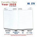 Executive Single Date Diary for the year 2025. 