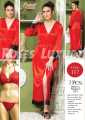 Hot Sexy Satin Silk Nighty Set 3 Piece For Women / Bridal Night Dress / Hot Sleepwear (Bra + Panty + Gown) for Women and Girls. 