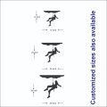 Wall Art Diy Climber Wall Vinyl Decal Mountaineer Wall Sticker Mountain Landscape Home Interior Bedroom Decor Extreme Wall Design. 