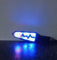 Bike Indicator HeartBeat Running Style With LAVA DRL Yellow-White/Yellow-Red/Yellow-Blue (2 Piece Set) | Fancy Universal Indicator For Motorcycle | Heartbeat Indicator/Ishara | Mini Fancy Indicator for Bike. 