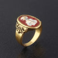 Yeah Keniaoet Game Dark Souls Series Men Rings Havel's Demon's Scar Chloranthy Badge Metal Ring Male Fans Cosplay Jewelry Accessories. 