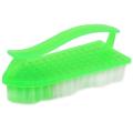 Multi-purpose Plastic Laundry Brush Scrubbing Clothes Brush Strong Bristles Cleaning  Cloth Brush for Washing Clothes, Heavy Duty Plastic Floor Scrubbing Brush, Flexible Soft Bristles Brush for Cleaning Clothes, Laundry Brush. 