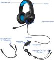 Headphone with adjustable mic  PC/ LAPTOP & Smartphones gaming headphone wired. 