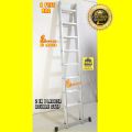 Almunium Folding Ladder 8 Feet Heavy Duty Double Step Ladder. 