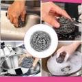 YYS Products Pack Of 1 - Kitchen Dish Washing Sponge Stainless steel Scourer. 