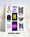 Bts sticker sheet uncut. 