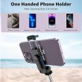 Selfie Stick Tripod with Remote Wireless Buetooth for iPhone 14 13 12 Pro Max/iOS, Portable Extendable Selfie Stick Phone Holder a55 c. 