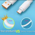 120W / 6A Power X Super Fast Thicker Charging Micro USB Cable for All Smartphones | 120W 6A Cable Fast Charging For Xiaomi OPPO POCO Samsung Mobile Phone and Power Banks. 