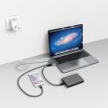 Yinboti USB C HDMI Dock Adapter for McBook Pro 2016 2017 - Grey. 