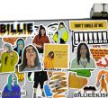 10 Pcs/Pack Singer American Artist Billie Eilish Bad Guy Waterproof Stickers for Laptop Mobile Motorcycle Bike Fridge Skateboard TV PC Guitar. 