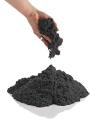 Kinetic Sand Black Pouch – 500g (Half Kg) for Kids' Creative Play and Sensory Fun. 
