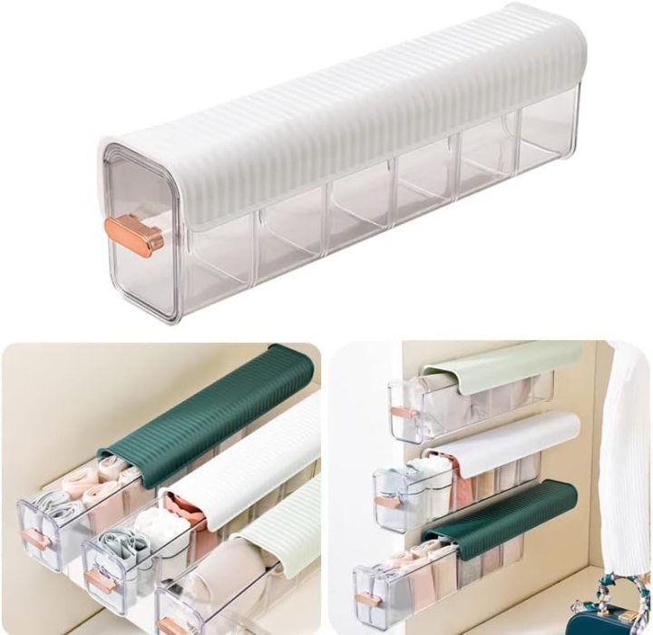 6%20Cell%20Clear%20Wall%20Mounted%20Storage%20Box,%20Hole%20Free%20Multifunctional%20Storage%20Box,%20Indoor%20Wall%20Mounted%20Drawer%20Organizer%20for%20Clothes%20-%20Image%203