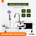 Instant Electric Water Heater Tap 3000W | Electric Faucet Geyser / Geaser / Gyser Tap for Hot Water | Digital Display Heating Water Tap | Tankless Instant Geyser for Kitchen Bathroom | Hot Water Nalka – With Shower / Without Shower Variants. 