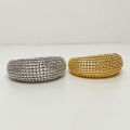 Vintage Heavy Metal Hollow Round Ball Beaded Open Bracelet Bangle for Women Girls Exquisite Trendy Party Jewelry Gifts. 