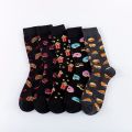 MODA MULAYA 2021 Happy Socks Men/Women Chili Tortilla Biscuit Sandwich Popcorn Dark Food Series Funny Socks Male Skateboard Sock. 