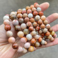 Jingdong Jewelry Color Coral Jade Bracelet Stone Ethnic Style Women's Versatile Single Circle Bead Bracelet Wholesale. 