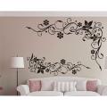 Wall Sticker Lovely Flower and Vine Decal 90x59cm. 