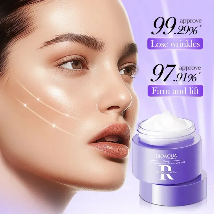 BIOAQUA%20Retinol%20Anti%20Wrinkle%20Firming%20Face%20Cream%20Whitening%20Moisturizing%20Brightening%20Cream%2060g%20BQY18809%20-%20Image%204