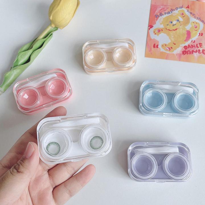 1PCS Glasses Cosmetic Contact Lenses Box Contact Lens Case for Eyes Travel Kit Holder Container Travel Accessories Wholesale