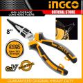 Ingco  8" High Leverage Long Nose Pliers CrV. 