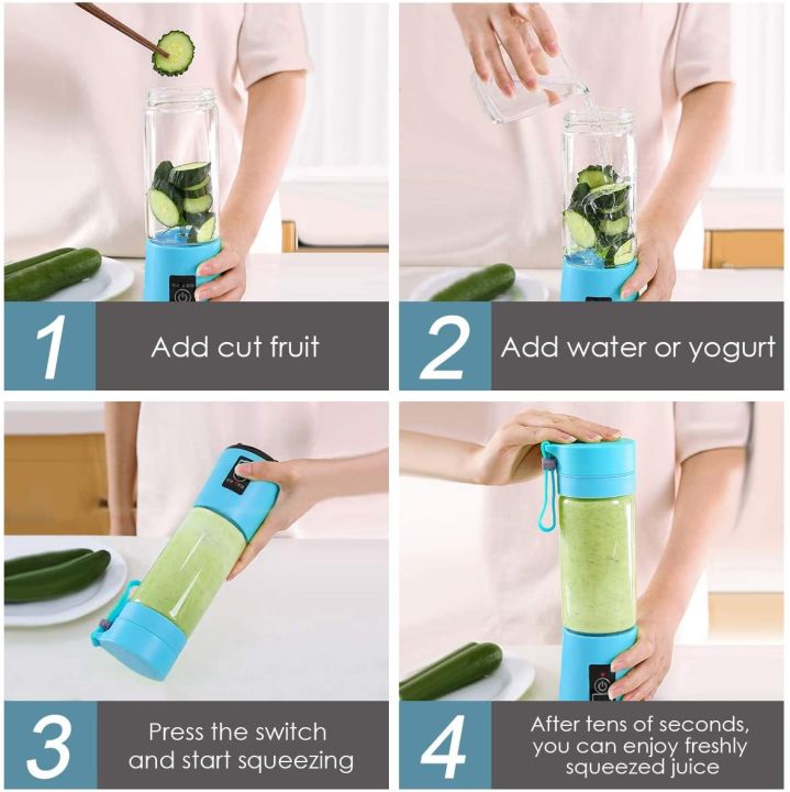 Portable%20Blender,Personal%20Blender,Smoothies%20Mini%20Jucier%20Cup%20USB%20Rechargeable%20and%20Personal%20Size%20Blender%20Shakes,380ml,Fruit%20Juice,Mixer%20-%20Image%202