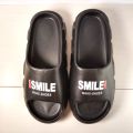 Smile Mens Slides / Slippers(Black). 