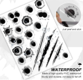 1PCS 3D Realistic Hole Car Sticker 3D Bullet Hole Car Stickers, Ultra-Realistic Fake Bullet Hole / motorbike / motorcycle sticker. 