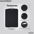 BAGSTREET Laptop Sleeve 13.3" - 14" - 15.6" Inches with Handle Water Resistant Macbook Laptop Case - Black. 