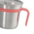 Camping Cup Tea Cup Portable with Lid Camping Mug 448ml Capacity Metal Cups Stainless Steel Coffee Mug for Backpacking Travel Touring Hiking. 