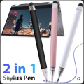 2 In 1 Universal Stylus Pen – Dual-Use Double-Headed Capacitive Silicone Disc Pencil For All Touchscreens, Android & Tablets. 
