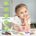 Talking Toy Flash Card for Kids 112 Card Early Language, 224 Words Education Learning Device Educational Toddlers Toys Reading Machine Gift for Kids Ages 2-6. 