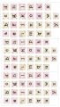 Pink Pastel Alphabet Blocks Stickers – Aesthetic Waterproof PVC (Uncut A6 Size | 15x10 cm) | Scrapbooks, Journals, Planners & DIY Crafts. 