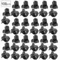 Clothing Hair Accessories Clips Black Clip Small Claw 100pcs Party Daily Gifts Date. 