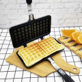 Double Sided Waffle Maker, Rectangle Shape Non-Stick Waffle Mold Baking Pan Making Tool. 