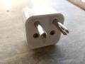 Universal Adapter 3 Pin To 2 Pins Round Pins / Flat Pins Converter. 
