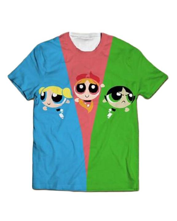 Powerpuff%20Girls%20All%20Over%20Printed%20T-Shirt%20-%20Image%203