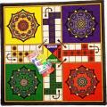 Size 2x2 Ft Ludo Matt Carpet Game Ludo Game Carpet Ludo with large Got Set Foldable and Washable. 