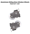 Pack of 2 Aluminum Sliding Window Wheel Window Roller- For Almunium Glass Window. 