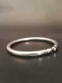 Silver Stainless Steel Bracelet Cuff Bangle Kara for Men. 