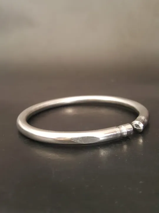 Silver%20Stainless%20Steel%20Bracelet%20Cuff%20Bangle%20Kara%20for%20Men%20-%20Image%205