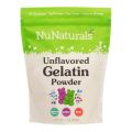NuNaturals Unflavored Beef Gelatin Powder, Instantly Thickens, Stabilizes, and Texturizes, 1 lb. 