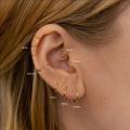 5Pairs Small Hoop Earrings, Tiny Hoop Earrings, Gold Hoop Earrings, Silver Hoop, Helix Hoop, Cartilage Hoop, Tragus Hoop, 4mm 5mm 6mm 7mm. 