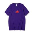 Japan Anime Akatsuki Cloud Symbols Print Men t-shirts Streetwear Short Sleeve Tshirts Men Women Oversized tee shirt homme. 