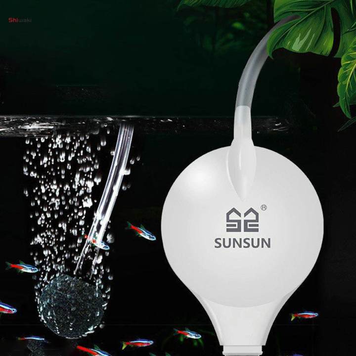 Aquarium Air Pump, Pump, Tank Aerator, Silent Power Saving Mini Aerator Pump, round