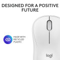 Logitech M240 Silent Bluetooth Wireless Mouse-Off White. 